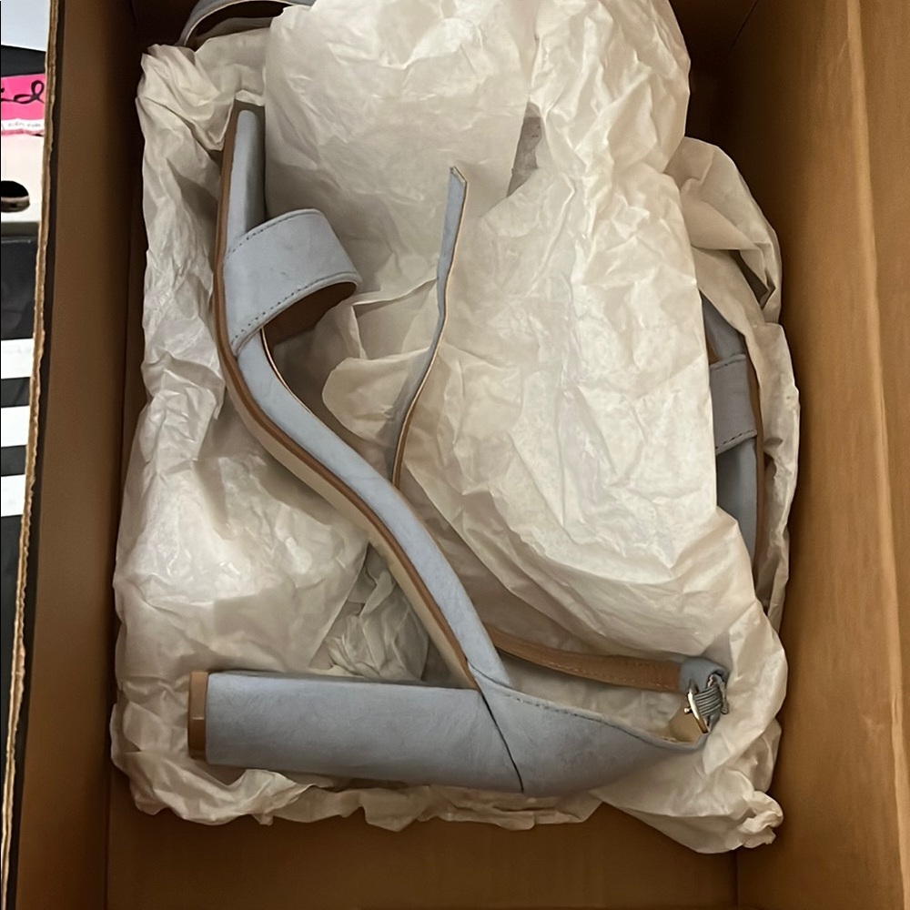 baby blue heels